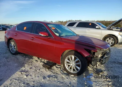 2014 Infiniti Q50 Base z USA, uszkodzony, nr VIN JN1BV7AR2EM690272